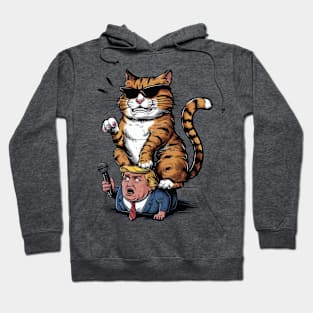 Cats Against Trump, Funny Cat Hoodie